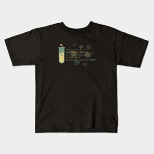 Famous Black Scientists - Chemists Light Text Kids T-Shirt